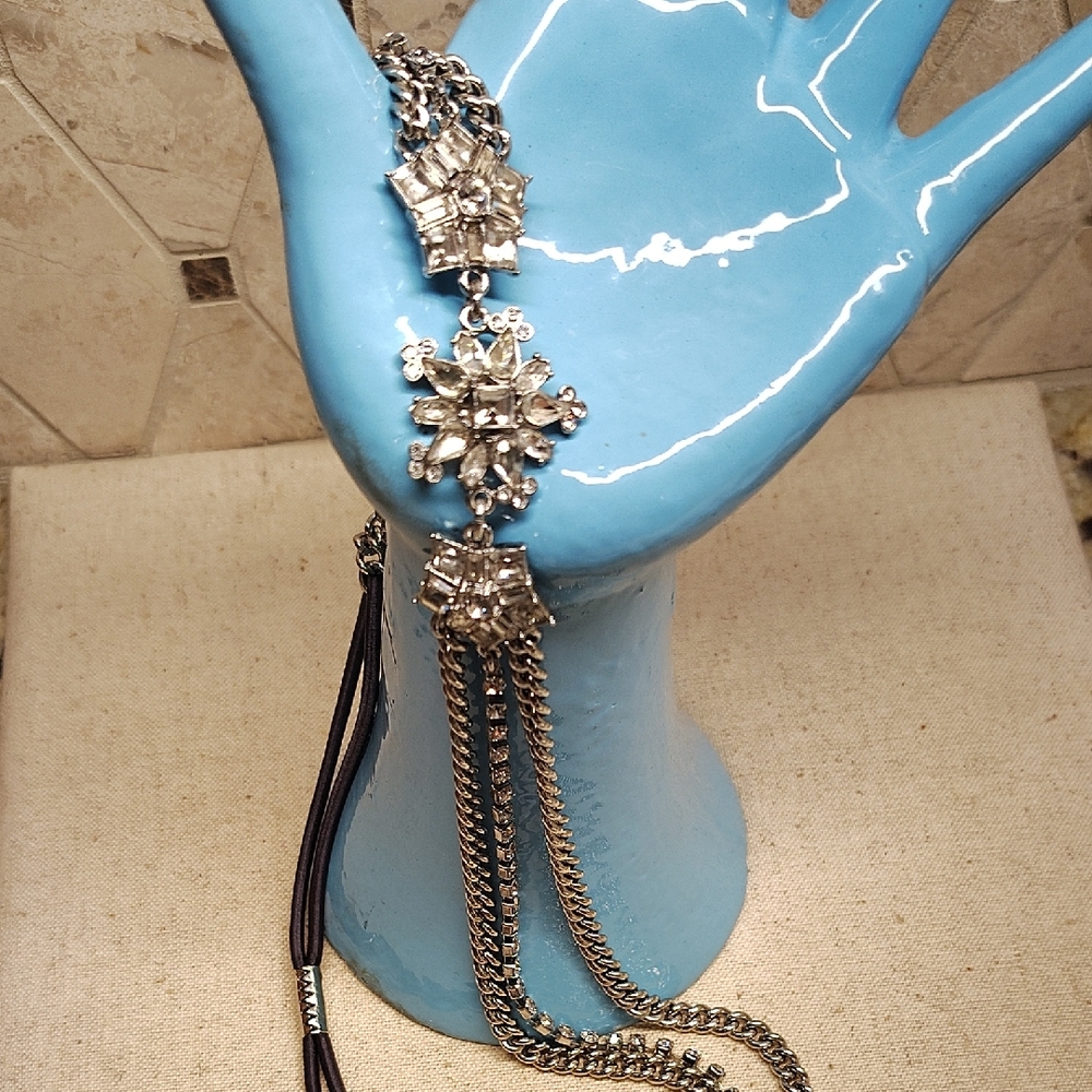 Chloe + Isabel Snowflake+ Crystals Stretch Headband